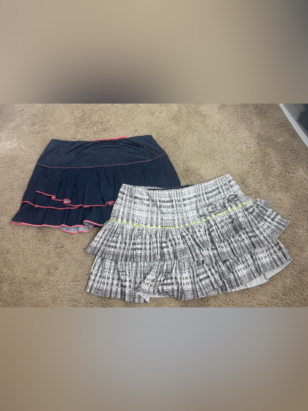 Lucky In Love lot of Pleated Tennis Golf Pickleballl Skirts size Medium (8-10)